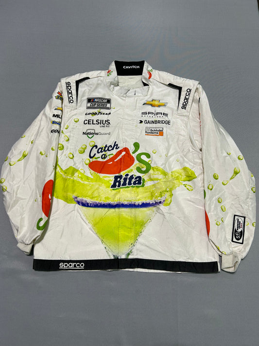 Corey Lajoie #7 2024 Chilis Catch A Rita Nascar 2 Piece Crew Firesuit C-50 W-36 L-31