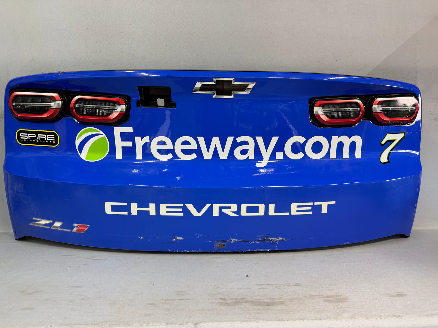 Daniel Suarez #7 2026 Atlanta 2 Freeway Insurance Nascar Rear Bumper