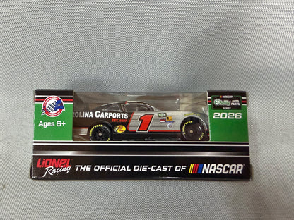 Connor Zilisch #1 2026 Carolina Carports Nascar 1/64 Diecast