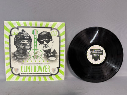 Clint Bowyer #14 2019 Nashville Champions Week Nascar Autographed Replica Vinyl Record