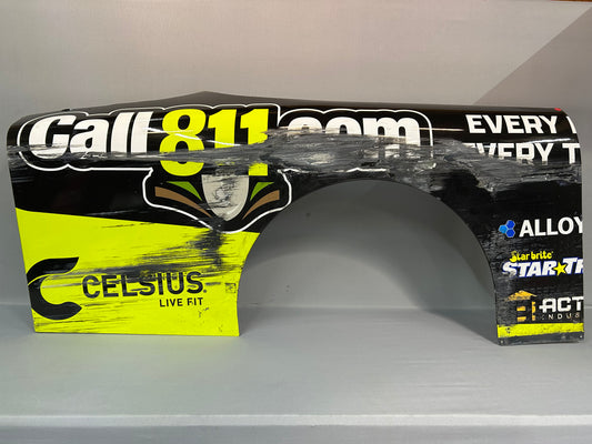 Josh Williams #11 2024 Kansas Call 811 Nascar Quarter Panel