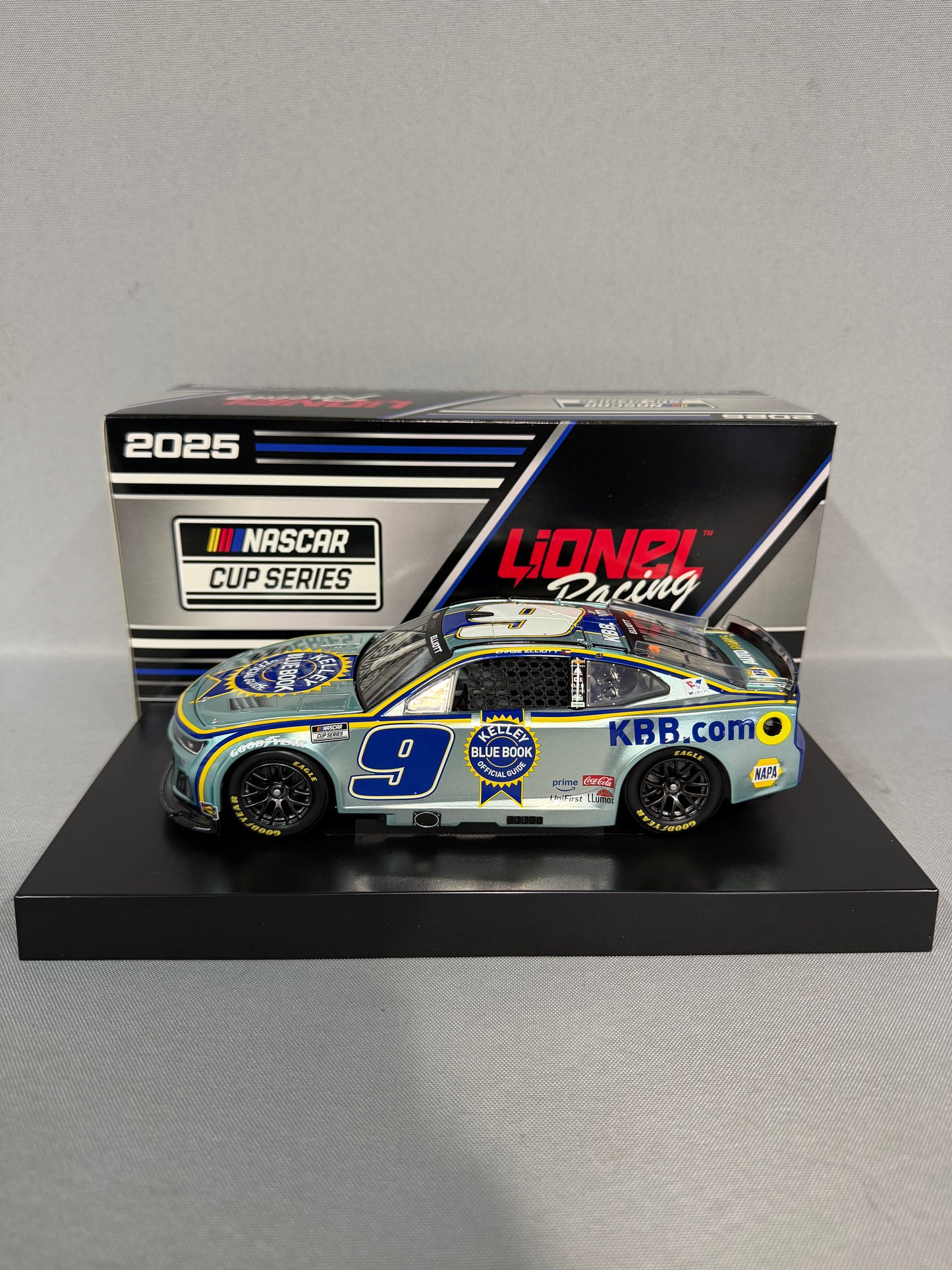 Chase Elliott #9 2025 Kelly Blue Book Liquid Color Nascar Diecast