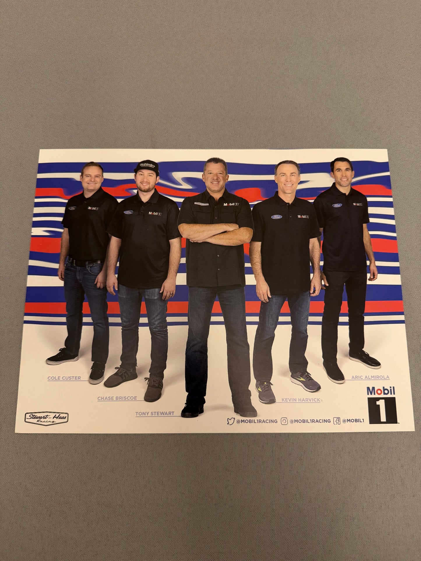 Stewart Haas Racing 2022 Mobil 1 Nascar Hero Card