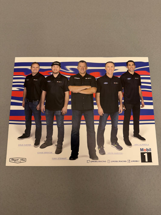 Stewart Haas Racing 2022 Mobil 1 Nascar Hero Card