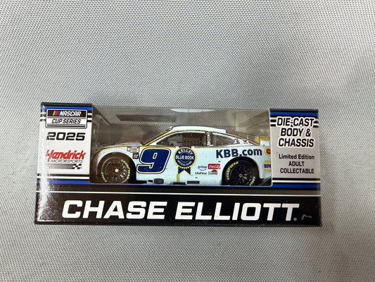 Chase Elliott #9 2025 Kansas Win Kelley Blue Book Nascar 1/64 Diecast