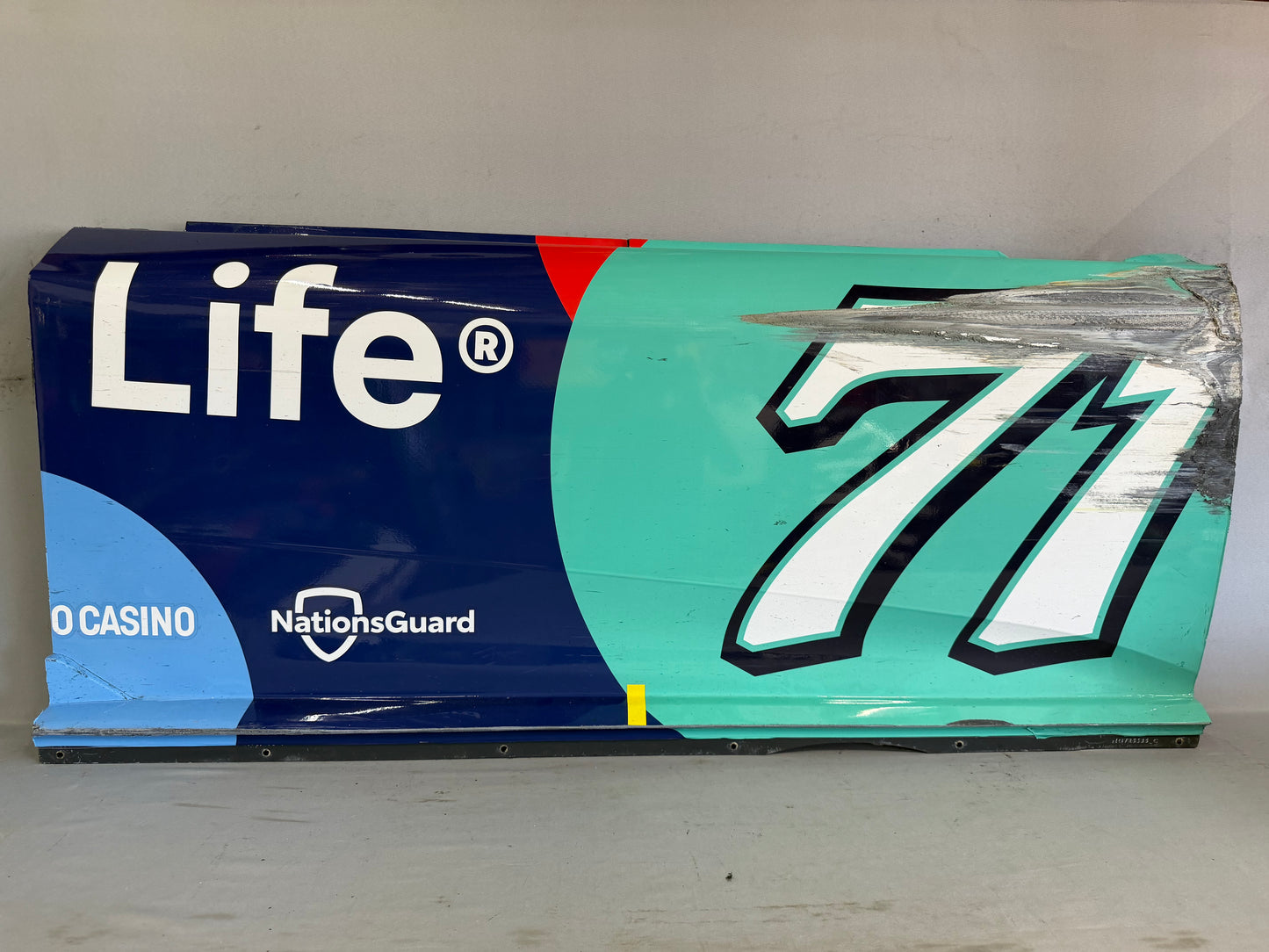 Michael McDowell #71 2026 Atlanta 2 Delaware Life Nascar Door Panel