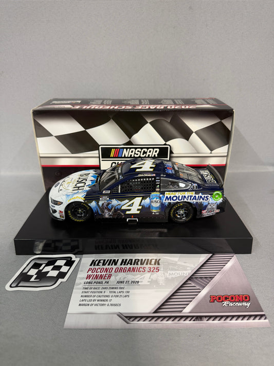 Kevin Harvick #4 2020 Busch Beer Head For The Mountains Pocono Win Nascar Diecast