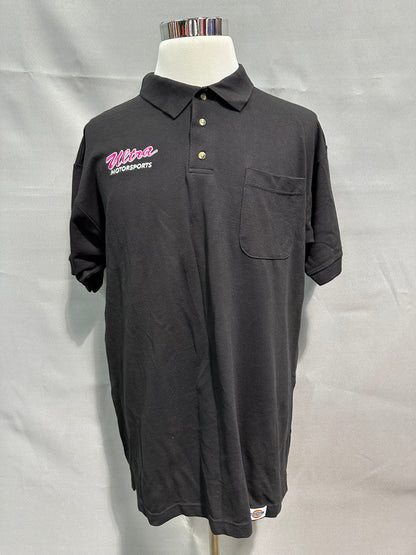 Ultra Motorsports Nascar Team Issued Polo Shirt Size XL