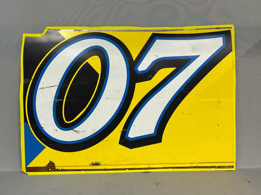 Justin Haley #07 2025 Las Vegas Gainbridge Nascar Door Panel
