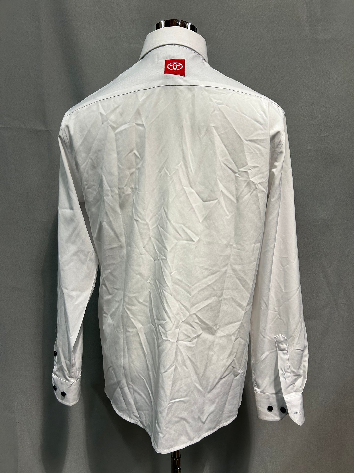 Legacy Motor Club Nascar Team Issued Tom Baine Button Up Dress Shirt Size XL