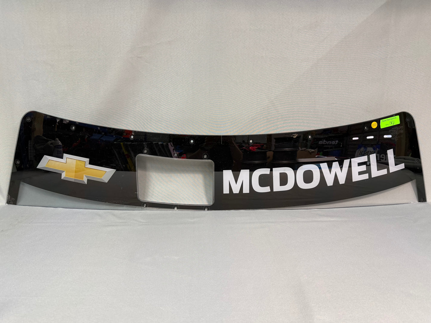 Michael McDowell #71 2025 New Hampshire Nascar Windshield Banner