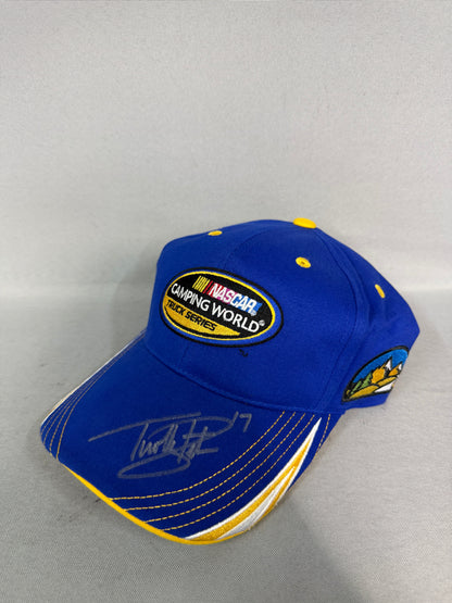 Timothy Peters #17 2010 Daytona Camping World Truck Series Nascar Autographed Victory Lane Hat