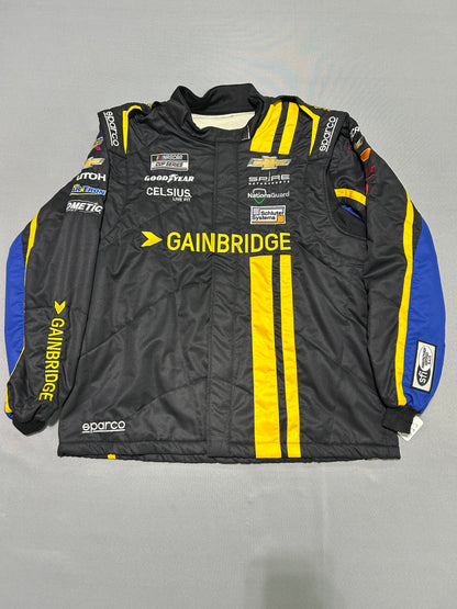 Corey Lajoie #7 2024 Gainbridge Nascar 2 Piece Crew Firesuit C-50 W-40 L-32