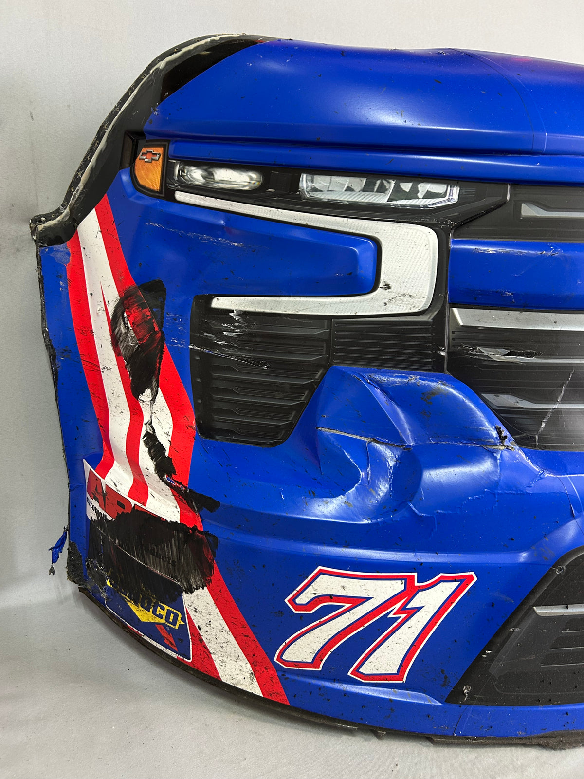 Hendrick Rajah Rajah Caruth #71 2025 Hendrick Cars Nascar Front Nose – Race Day Authentics
