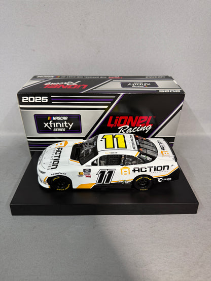 Brenden Queen #11 2025 Action Industries Nascar Autographed Diecast
