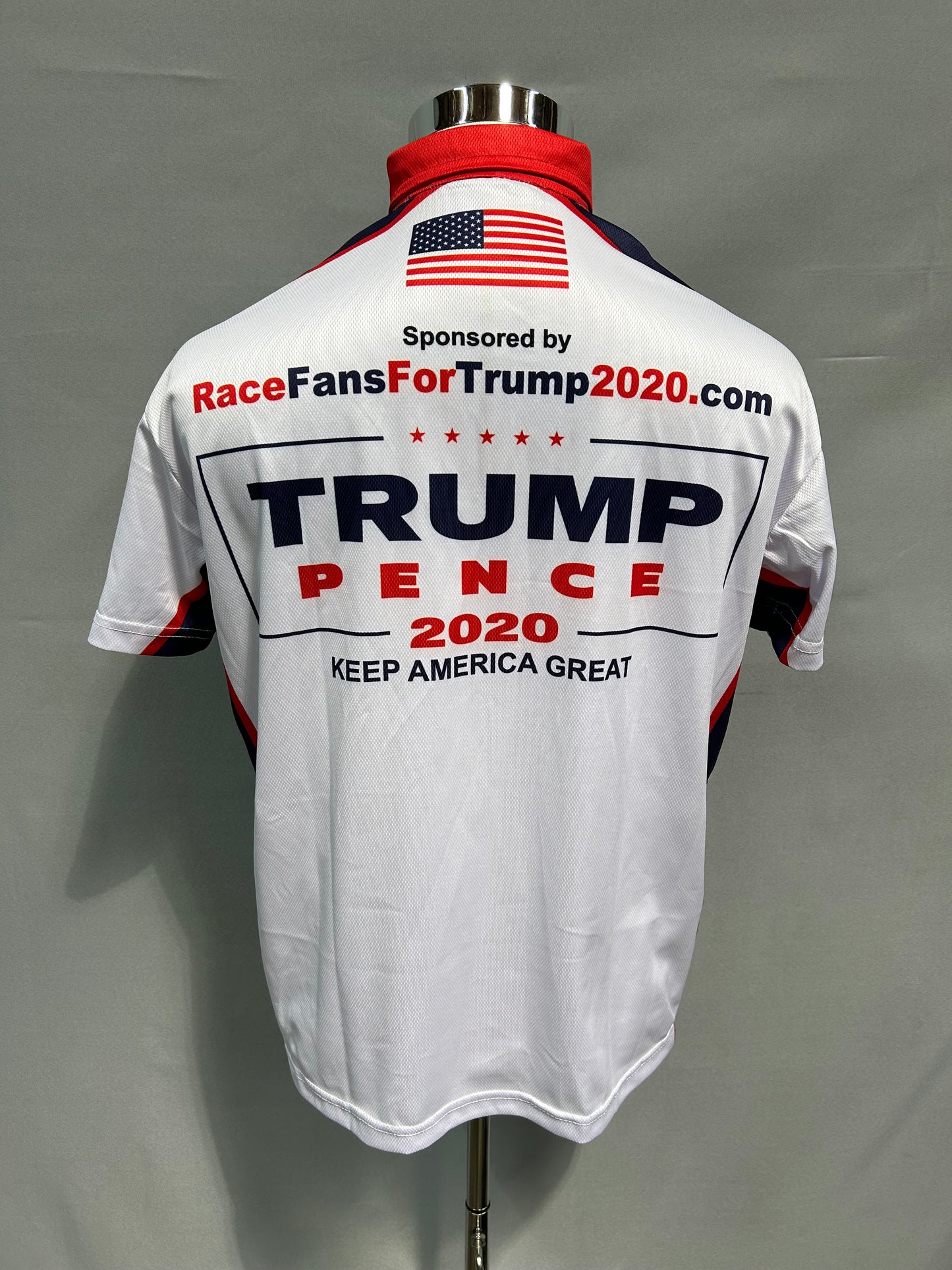 Tim Viens #03 Trump Pence 2020 Nascar Crew Shirt Size XS