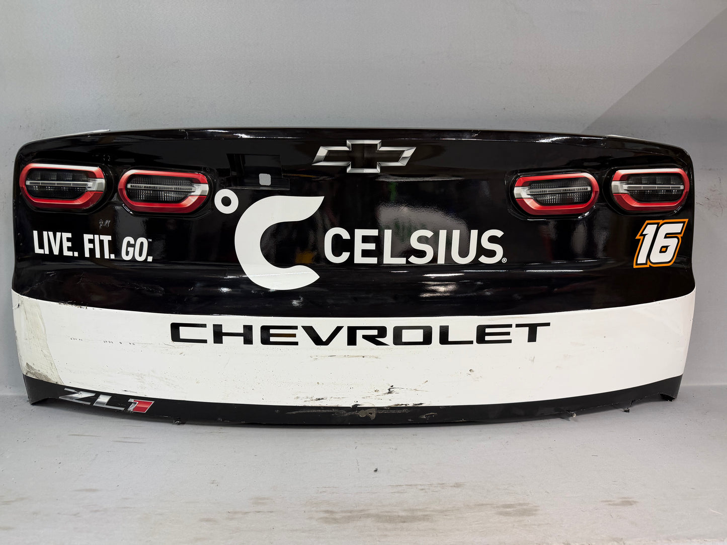 AJ Allmendinger #16 2026 Pocono Celsius Nascar Rear Bumper