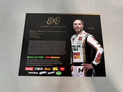 Jimmie Johnson #84 2024 Dollar Tree Family Dollar Nascar Hero Card