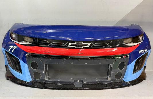 Carson Hocevar #77 2025 Bristol Delaware Life Nascar Front Nose