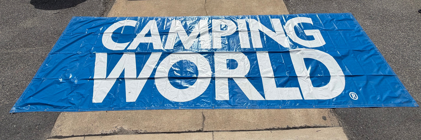 Camping World SRX Series Trackside Sponsor Vinyl Banner
