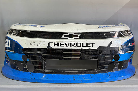 Austin Hill #21 2025 Watkins Glen Bennett Transportation Nascar Front Nose
