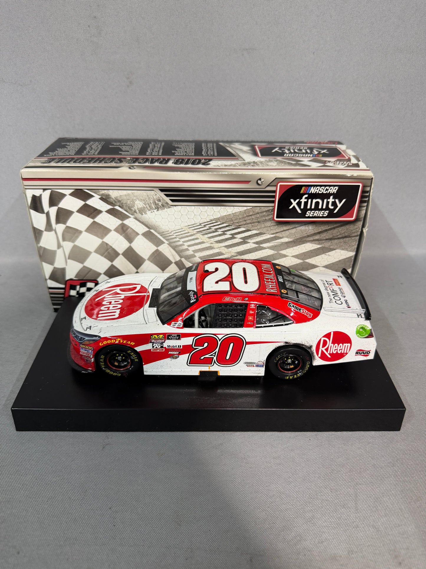 Christopher Bell #20 2018 Richmond Win Rheem Nascar Diecast