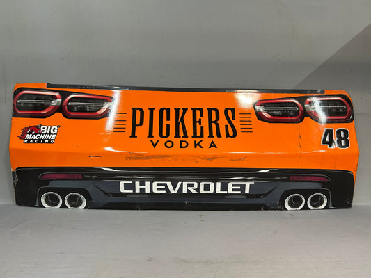 Nick Sanchez #48 2025 Chicago Pickers Vodka Nascar Rear Bumper