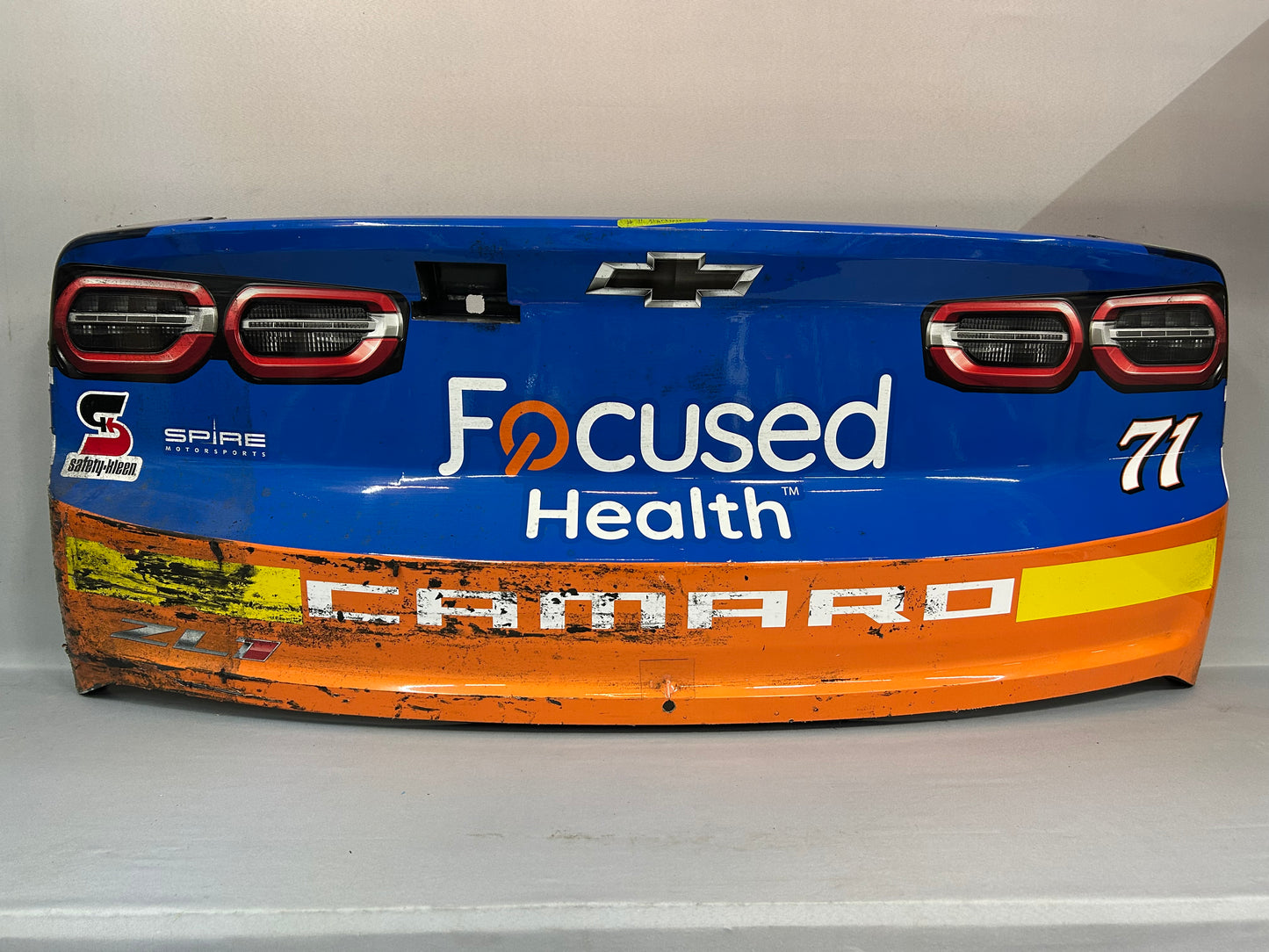 Zane Smith #71 2024 Martinsville Focused Health Nascar Rear Bumper