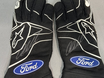 Aric Almirola #10 2022 Autographed Alpine Star Nascar Driver Gloves