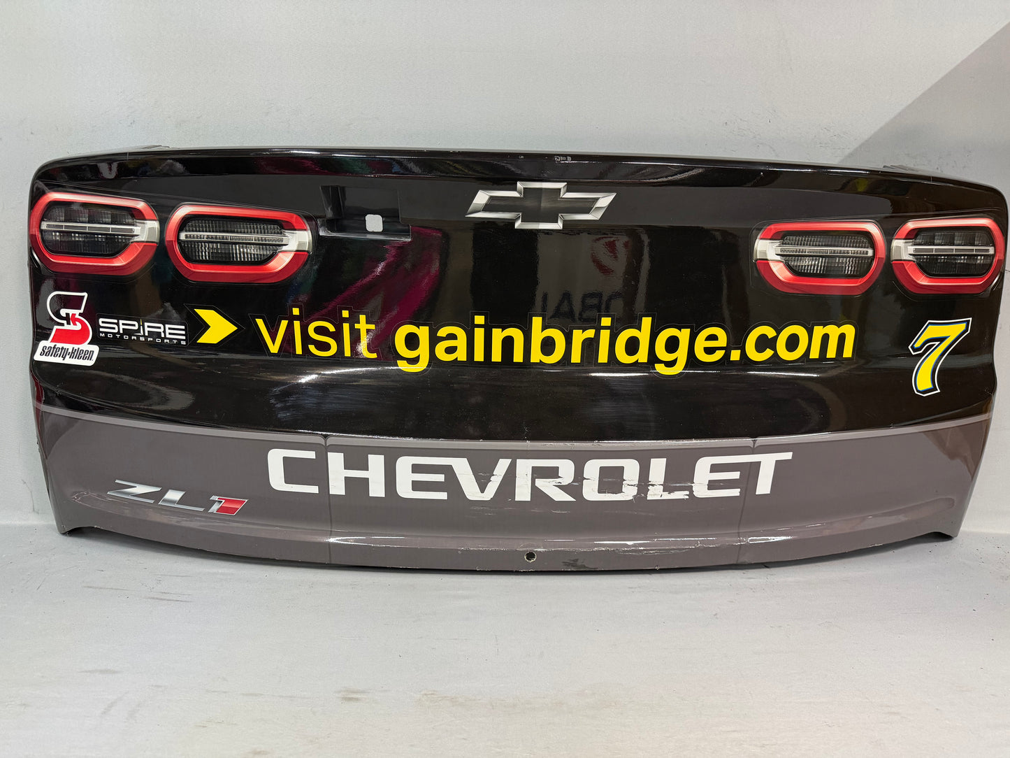 Justin Haley #7 2025 Charlotte Roval Gainbridge Nascar Rear Bumper