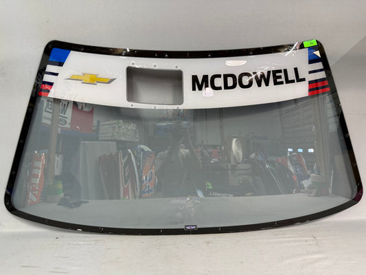 Michael McDowell #71 2026 Sonoma Nascar Front Windshield