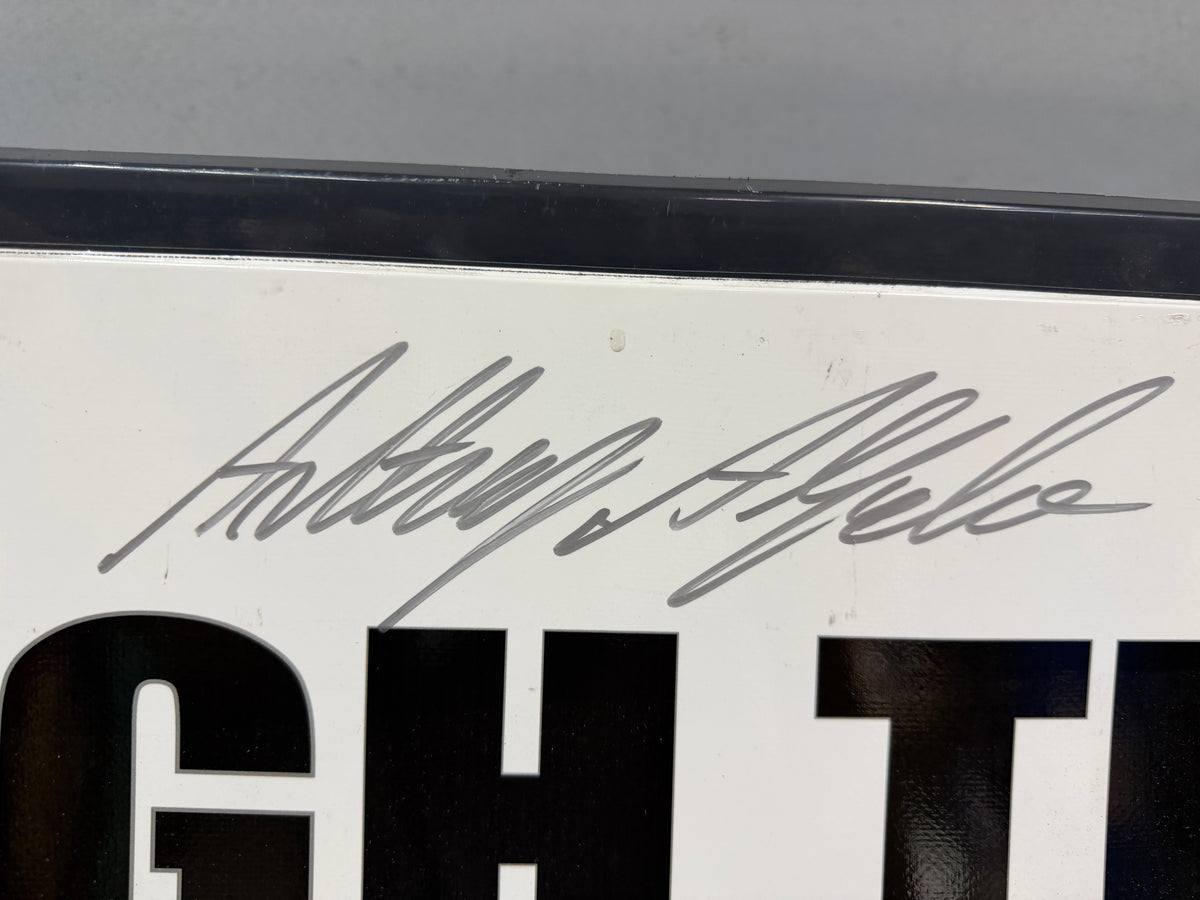 Anthony Alfredo #96 2026 Darlington High Tide Metals Nascar Autographed Rear Bumper