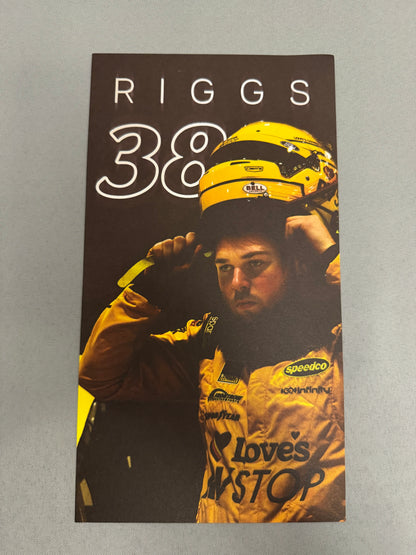 Layne Riggs #38 2024 Loves Truck Stop Nascar Hero Card