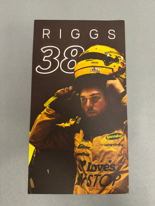 Layne Riggs #38 2024 Loves Truck Stop Nascar Hero Card
