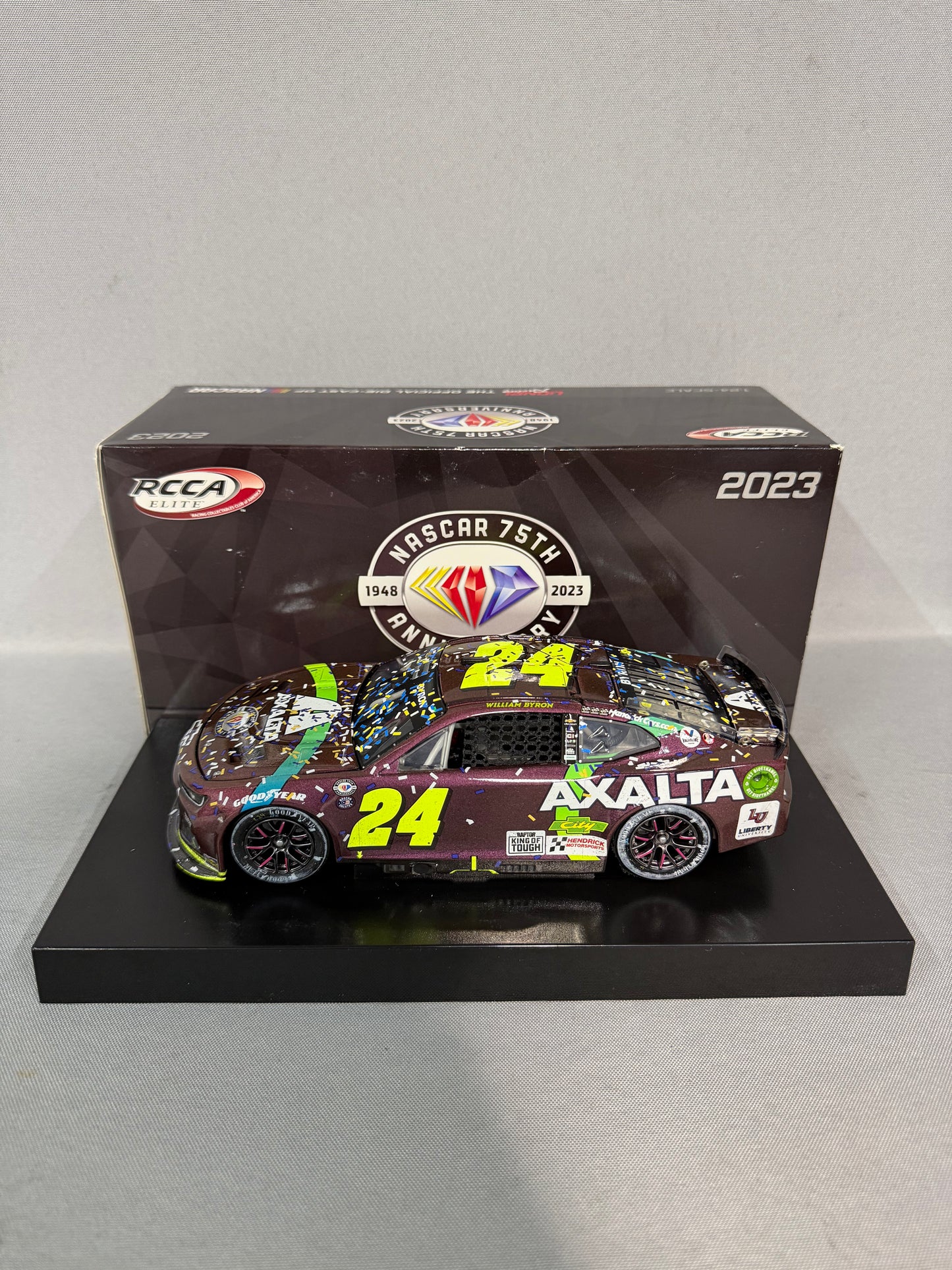 William Byron #24 2023 Darlington Win Axalta Throwback Elite Nascar Diecast