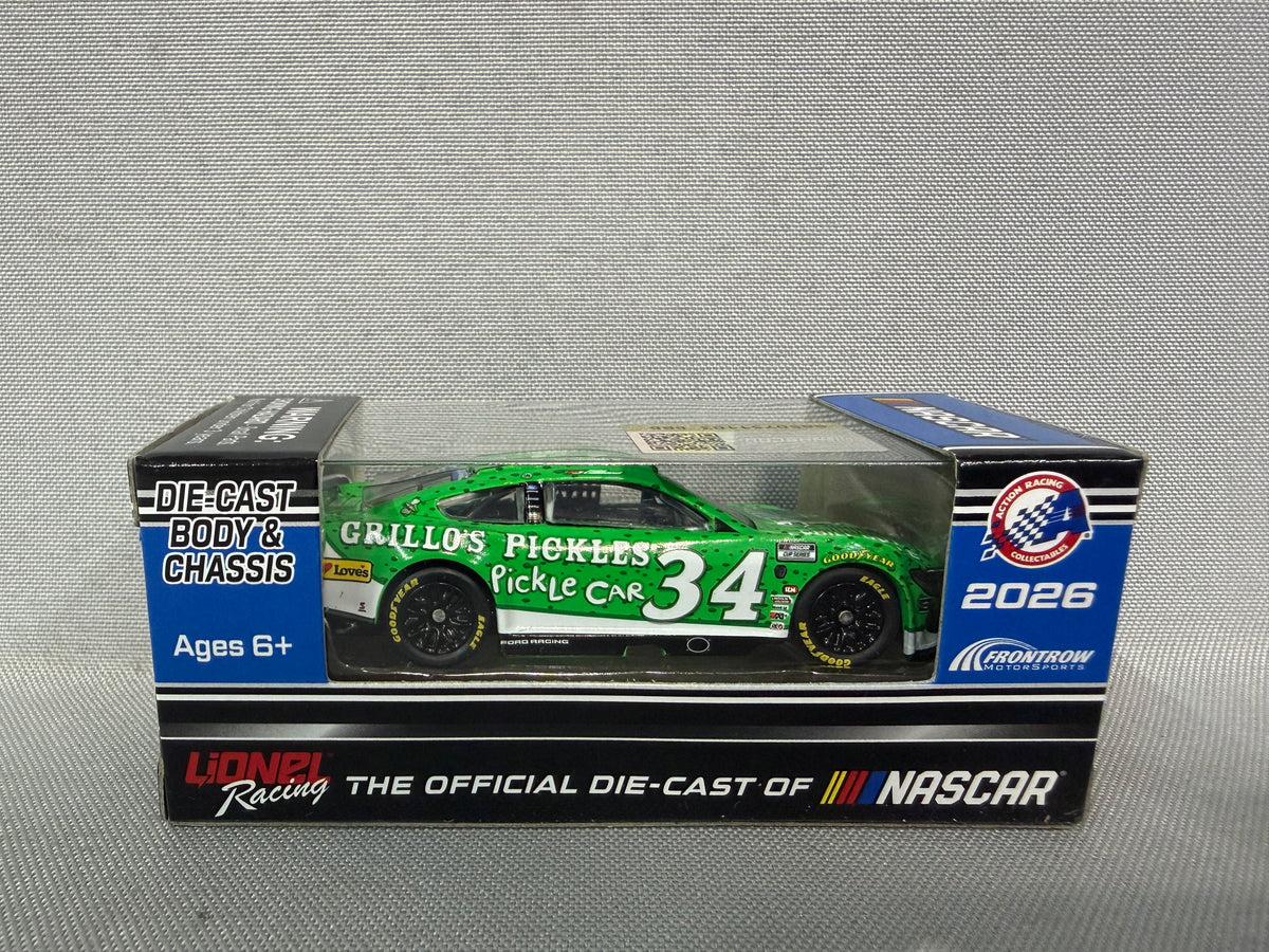 Todd Gilliland #34 2026 Grillos Pickles Nascar 1/64 Diecast