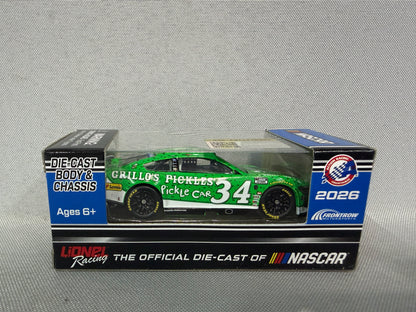 Todd Gilliland #34 2026 Grillos Pickles Nascar 1/64 Diecast