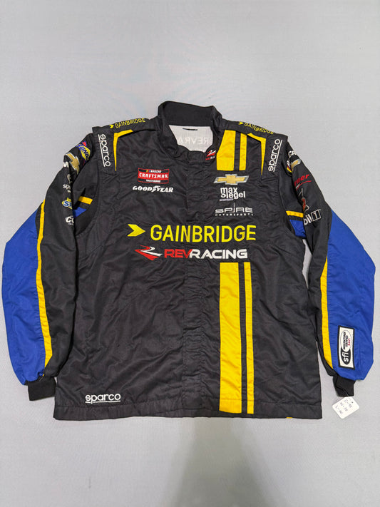 Nick Sanchez #2 2024 Gainbridge Nascar 2 Piece Crew Firesuit C-48 W-38 L-30