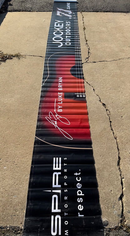 Zane Smith #71 2024 Nashville Jockey Outdoors Luke Bryan Nascar Pit Wall Banner