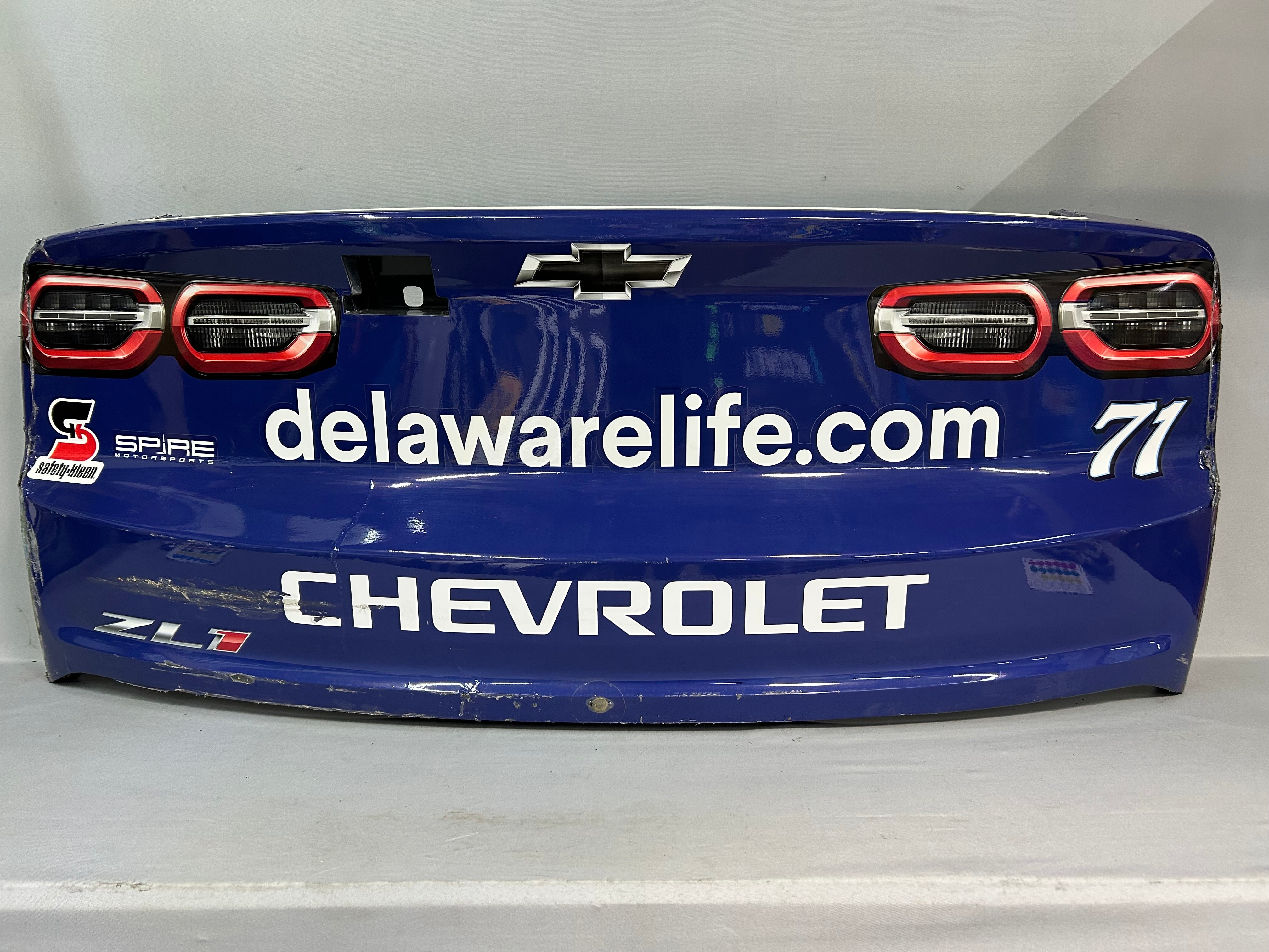 Michael McDowell #71 2025 Texas Delaware Life Nascar Rear Bumper – Race ...