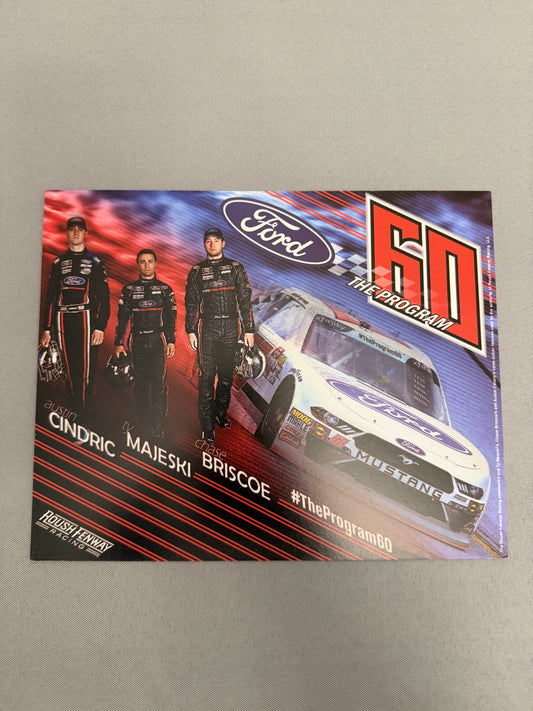Roush Fenway 2018 The Program 60 Nascar Hero Card