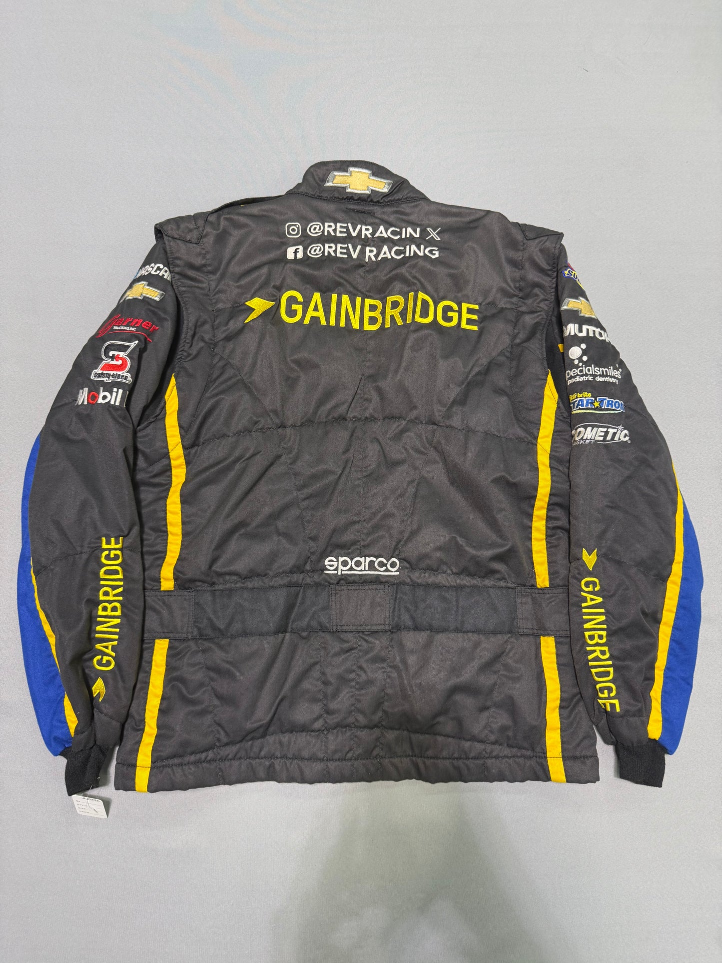Nick Sanchez #2 2024 Gainbridge Nascar 2 Piece Crew Firesuit C-50 W-40 L-34