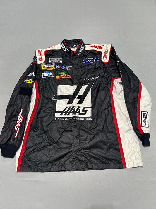 Clint Bowyer #14 Haas Automation Nascar 2 Piece Crew Firesuit C-48 W-36 L-32