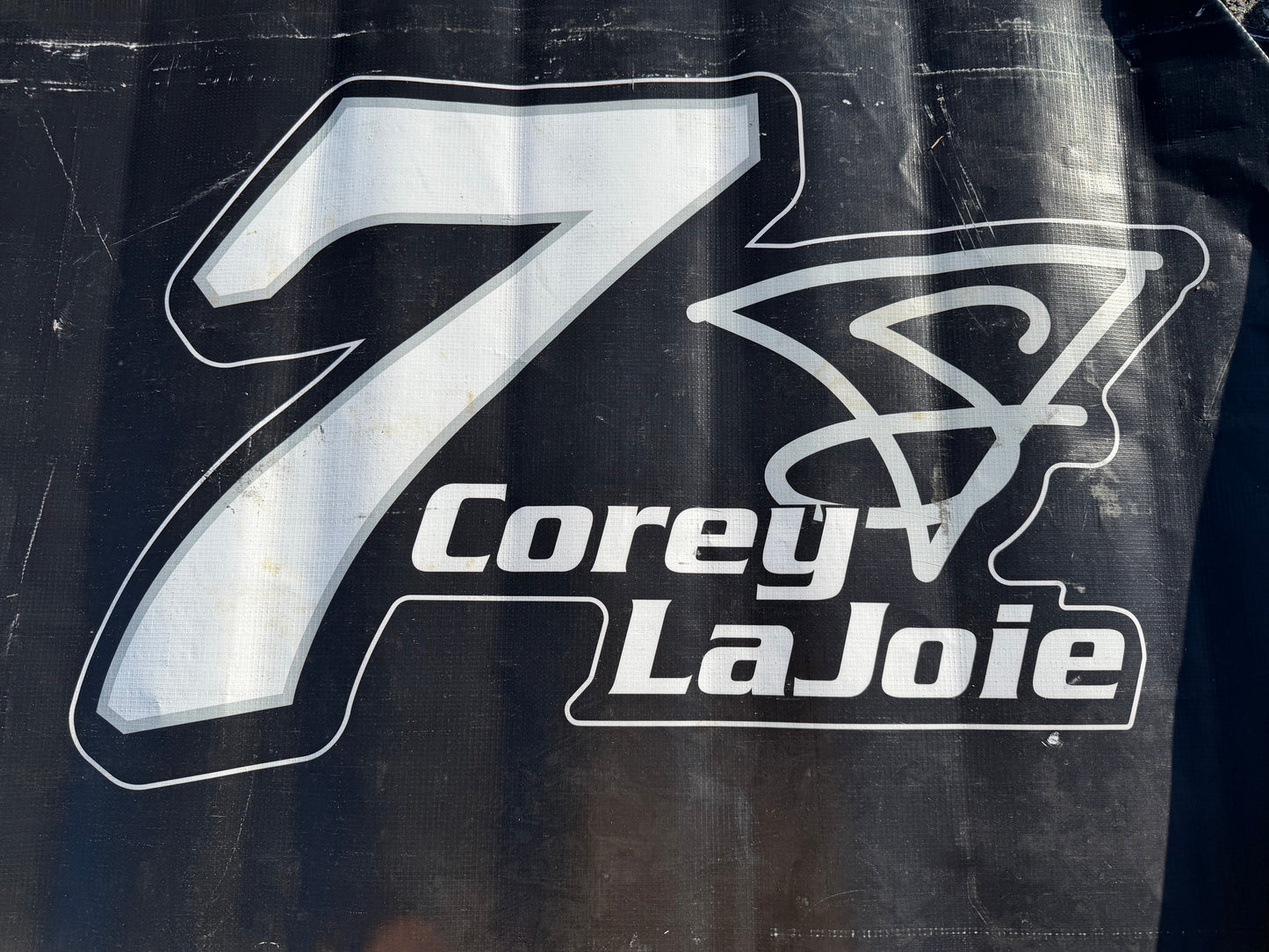 Corey Lajoie #7 2024 Celsius Nascar Pit Wall Banner