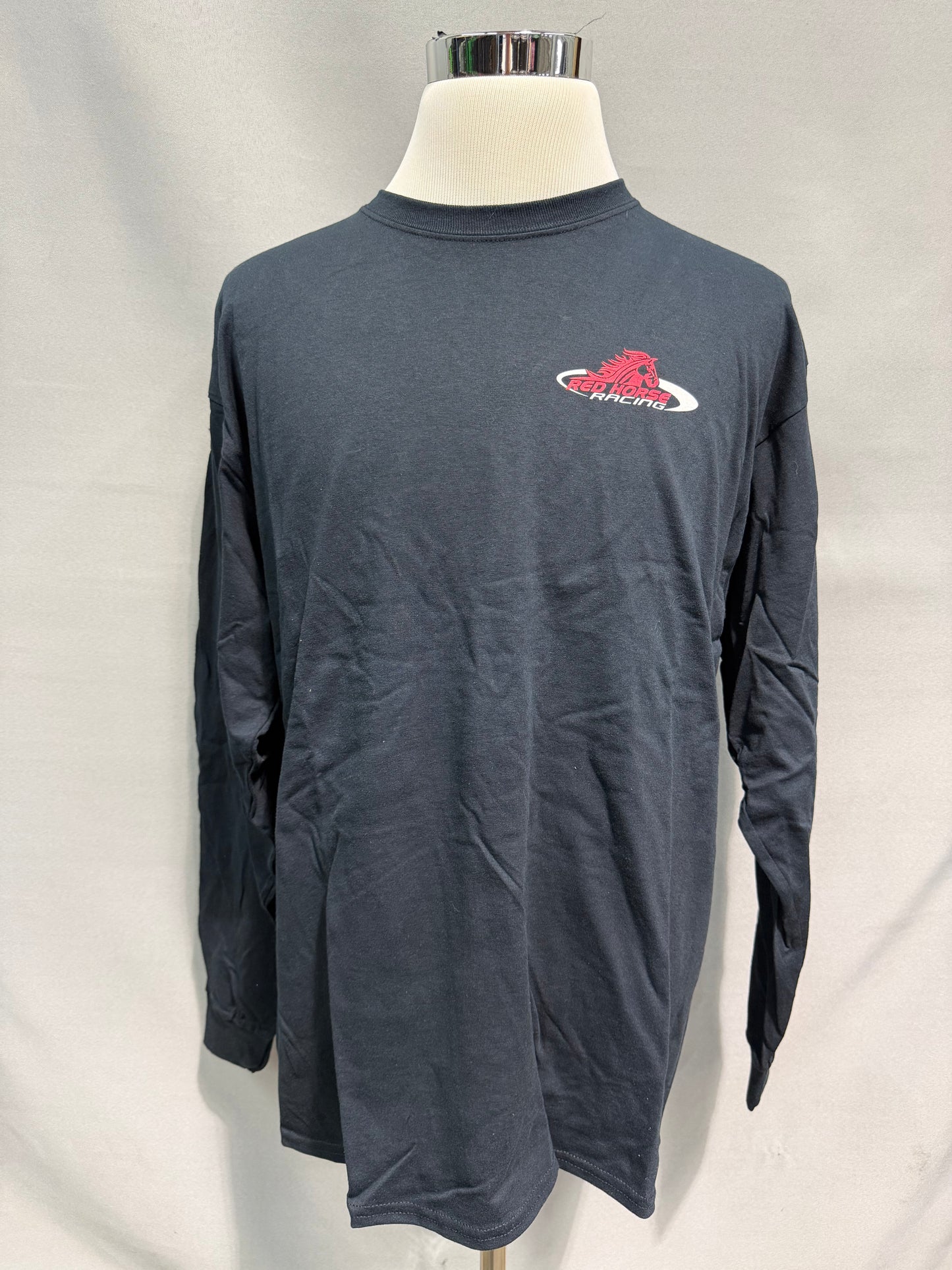 Red Horse Racing Nascar Team Issued Long Sleeve T Shirt Size XL