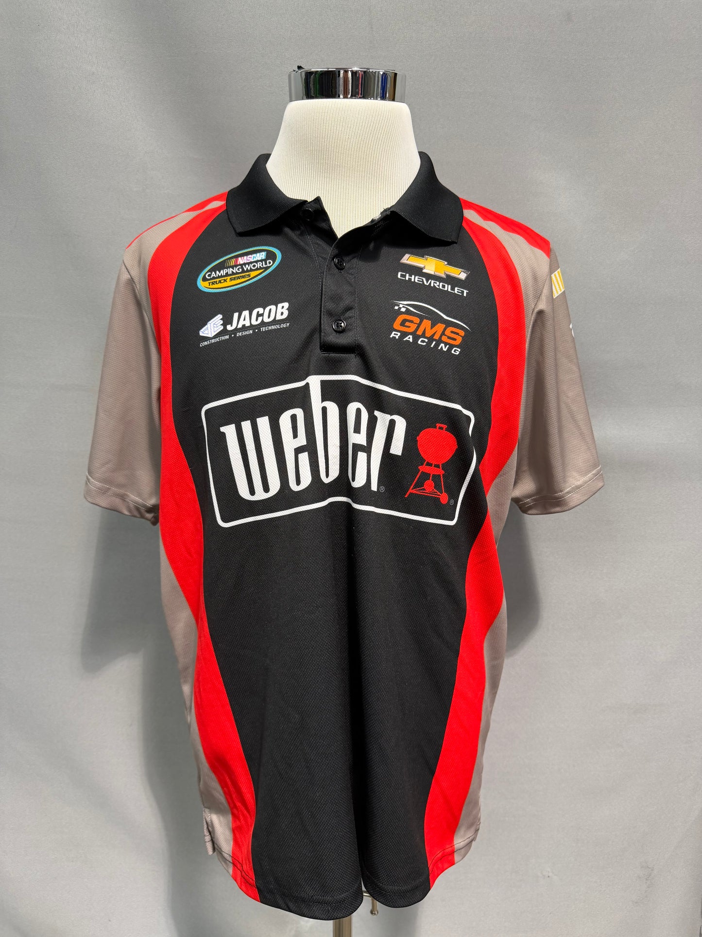 Ben Kennedy #33 Weber Grills Nascar Crew Shirt Size 2XL