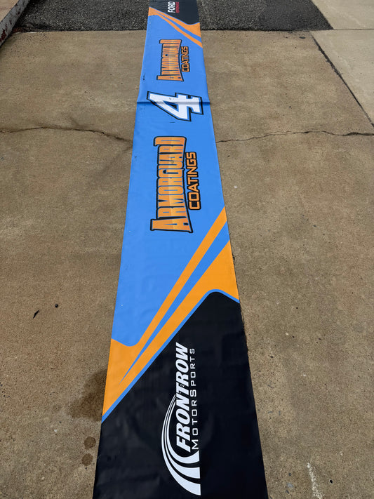 Noah Gragson #4 2025 Richmond Armorguard Coatings Nascar Pit Wall Banner
