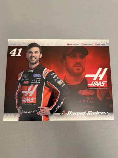 Daniel Suarez #41 2019 Haas Automation Nascar Hero Card