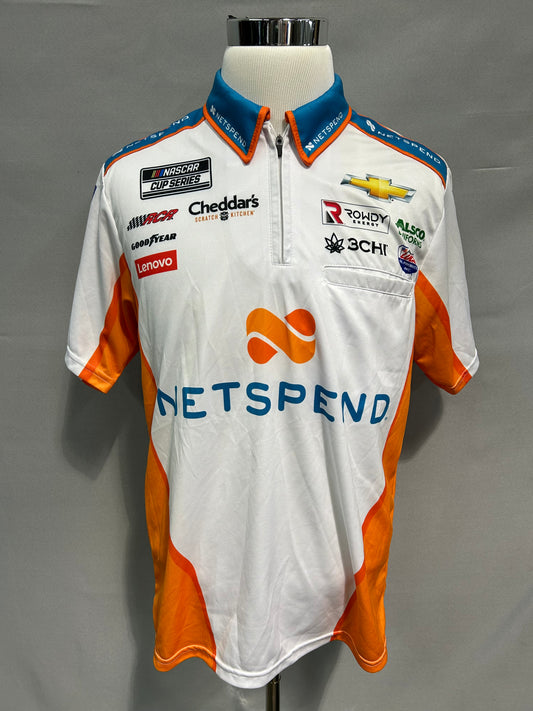 Kyle Busch #8 Net Spend Nascar Crew Shirt Size Large