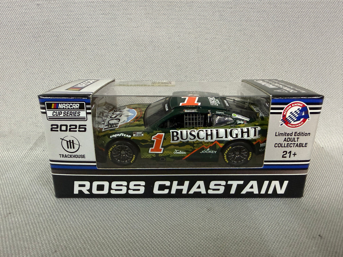 Ross Chastain #1 2025 Busch Light Camo Nascar 1/64 Diecast